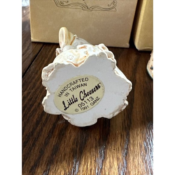 Ganz 1991/2 Little Cheesers Get Well & Mouse Mom Shopping Figurines #05637 05113 - Picture 5 of 6